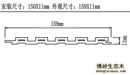 生態木150長城板規格