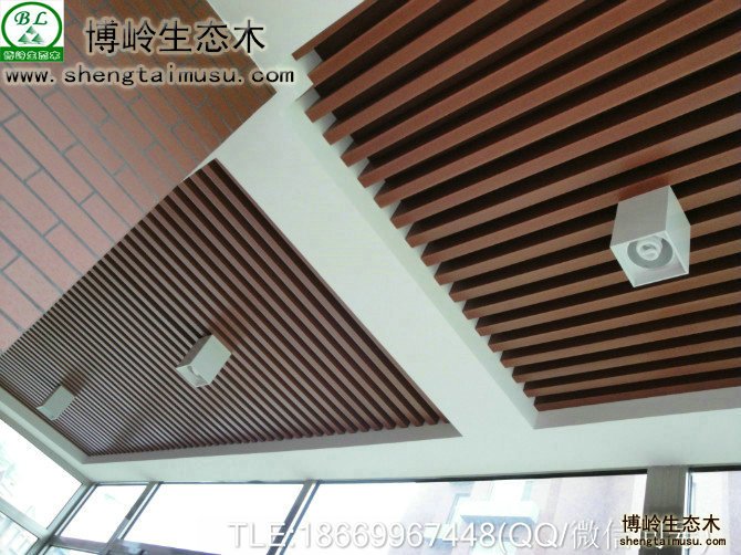 生態木吊頂效果圖